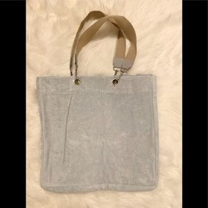 Brand new beautifully made Peter Elliot light blue beach bag!